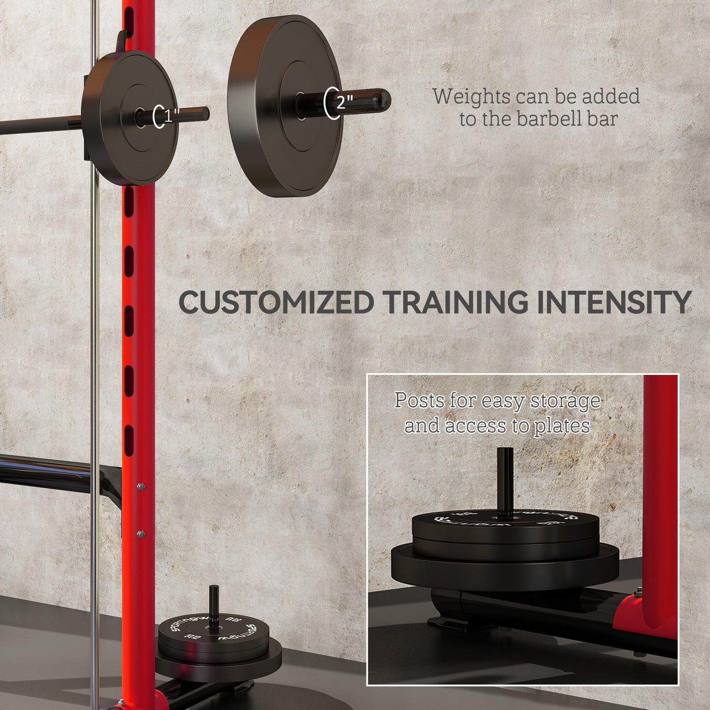Combination Barbell Rack